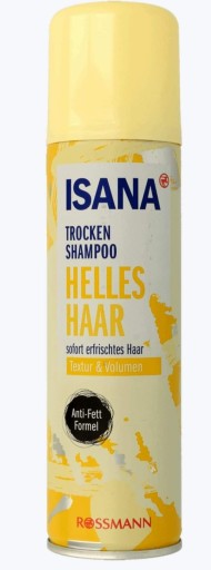 isana suchy szampon do włosów kwc