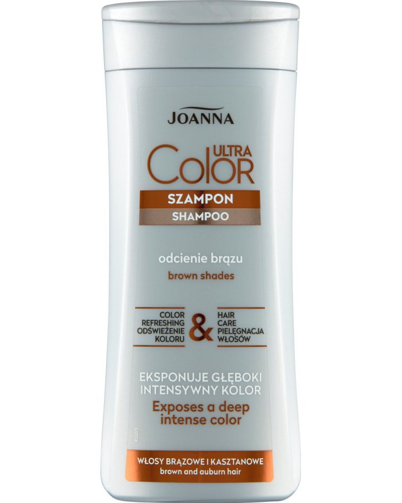 joanna ultra color system szampon włosy brązowe i kasztanowe