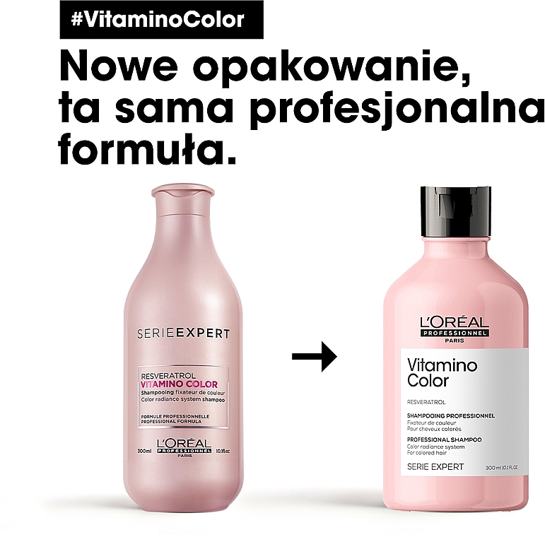 loreal rozowy szampon