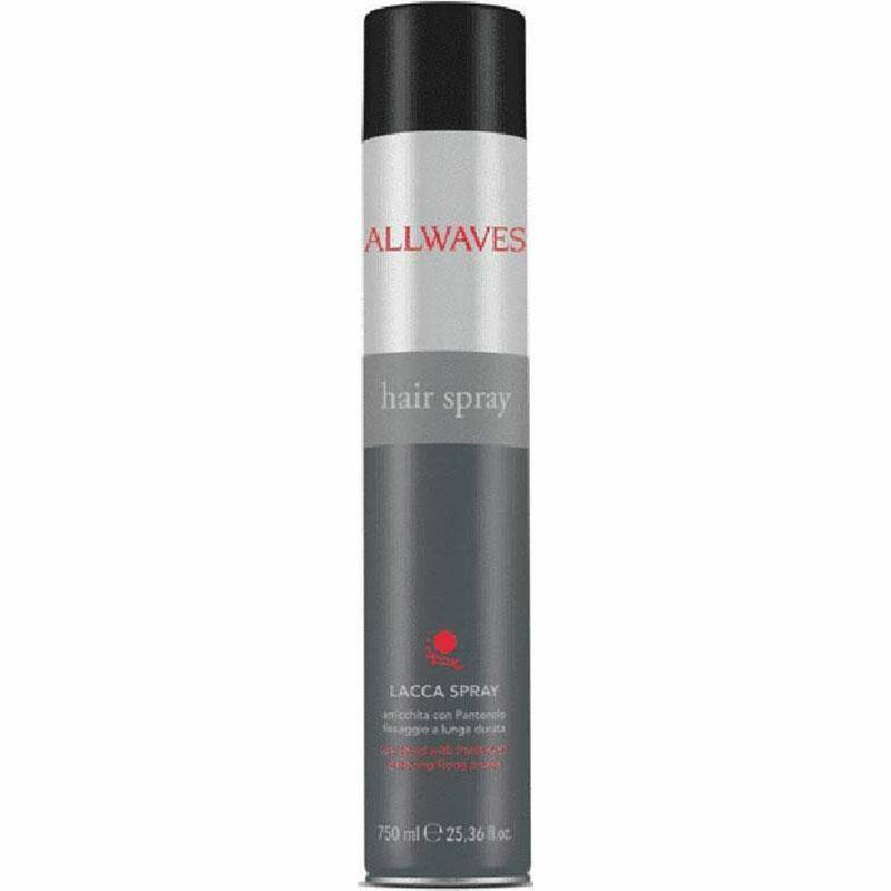 allwaves hair spray mocno utrwalający lakier do włosów 750ml