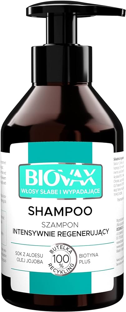 lbiotica biovax weak hair szampon odżywczy włosy słabe