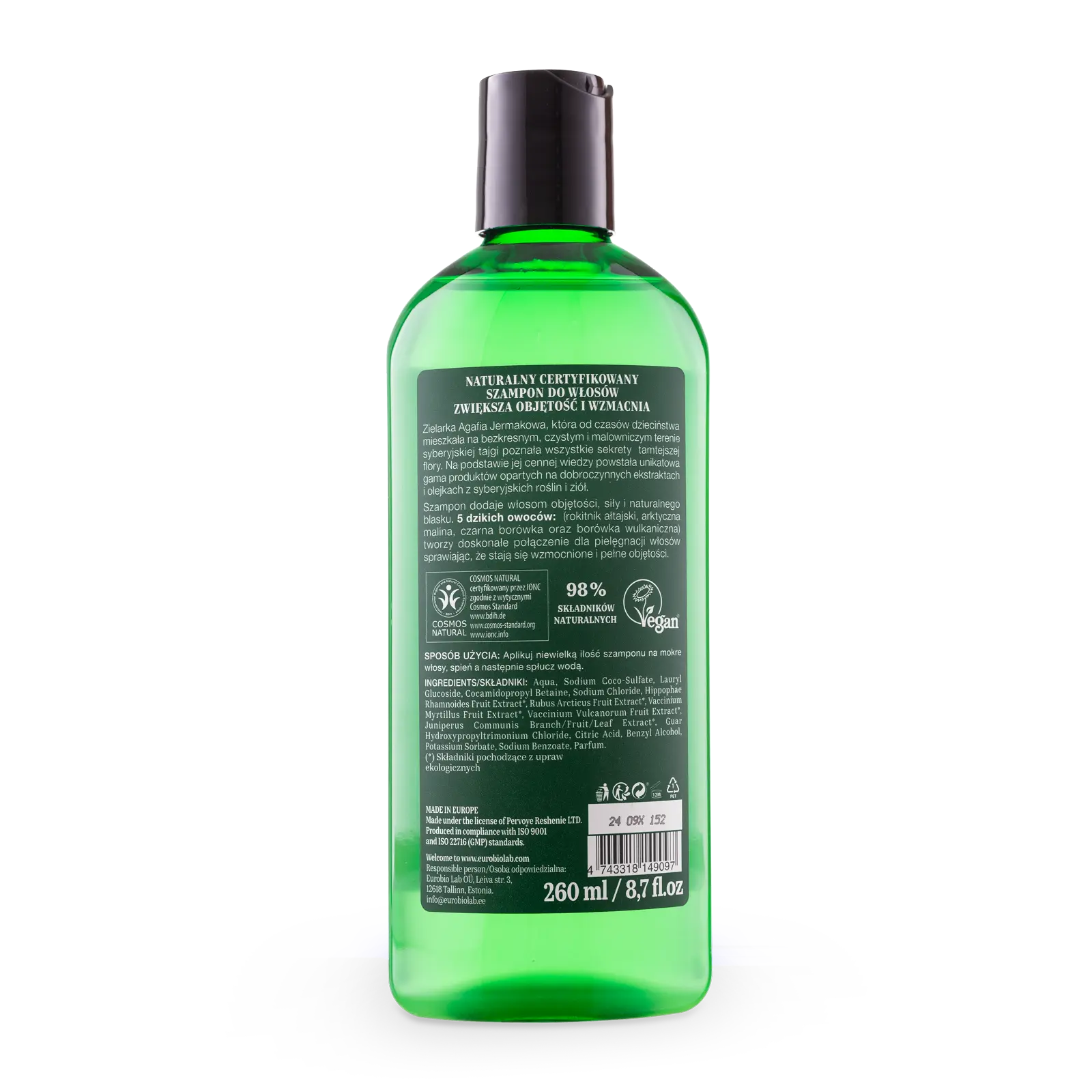 babuszka agafia szampon wzmacniający sklad
