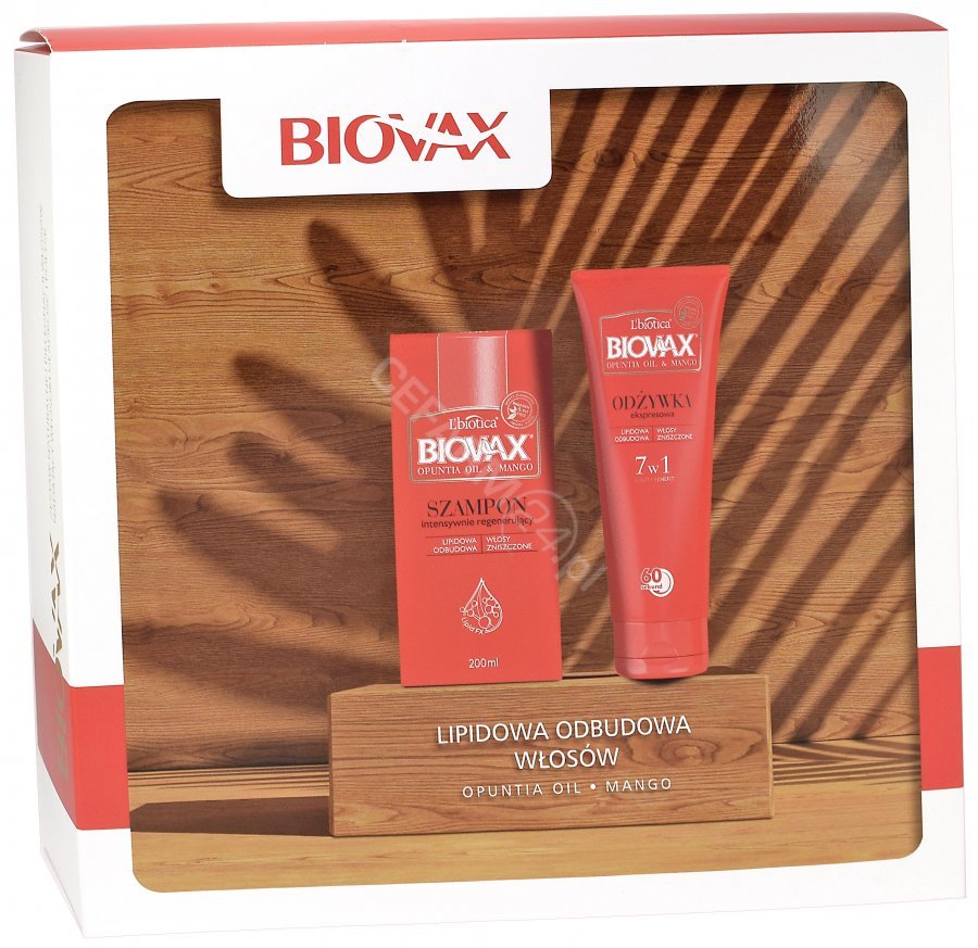 biovax opuntia oil & mango szampon 400ml