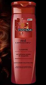 delikatny szampon do farbowanych rudych włosów