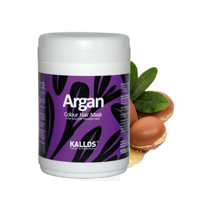 kallos argan odżywka do włosów farbowanych 1000 ml