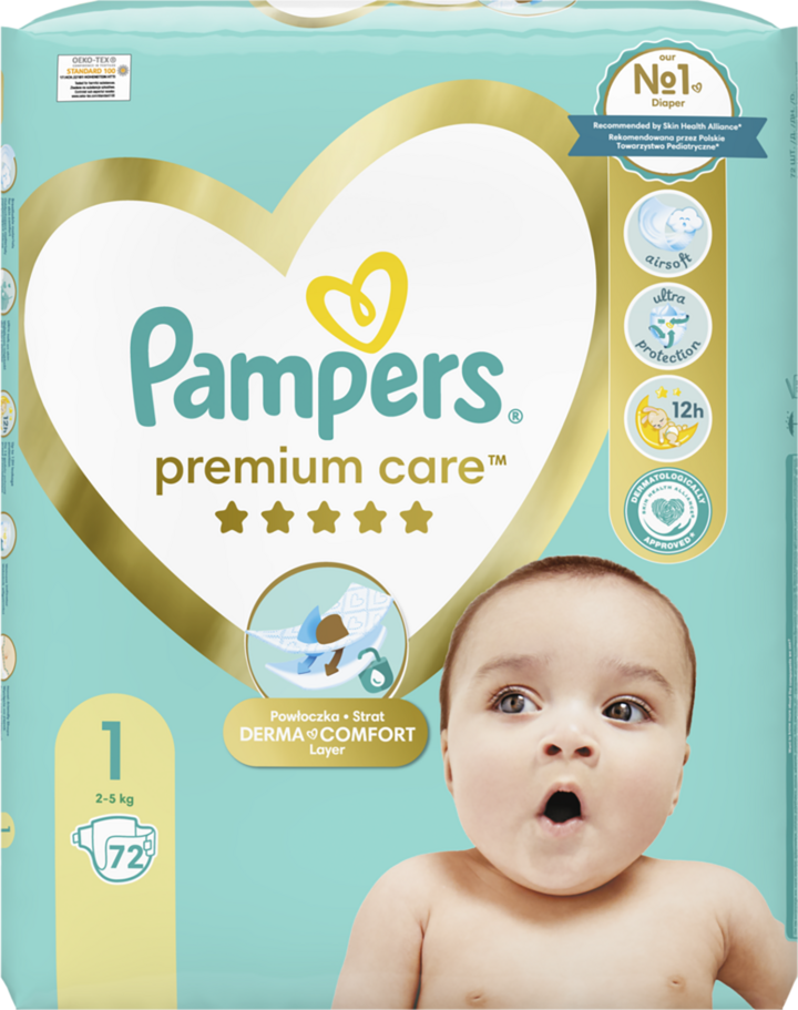 pampers premium care 1 ceny