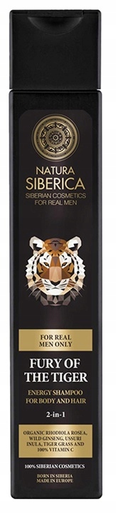 szampon energetyzujący do włosów i ciała 2w1 wściekłość tygrysa
